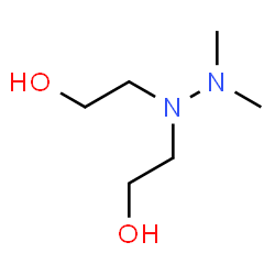 ChemSpider 2D Image | 2,2'-(Dimethylhydrazono)Bis-Ethanol | C6H16N2O2