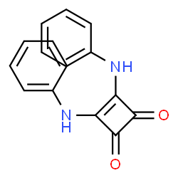 ChemSpider 2D Image | 3,4-Dianilino-3-cyclobutene-1,2-dione | C16H12N2O2
