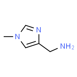 ChemSpider 2D Image | (1-methyl-1H-imidazol-4-yl)methanamine | C5H9N3