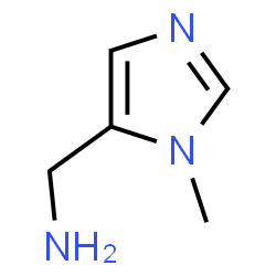ChemSpider 2D Image | (1-methyl-1H-imidazol-5-yl)methanamine | C5H9N3