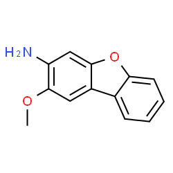 ChemSpider 2D Image | 2-Methoxy-3-dibenzofuranamine | C13H11NO2