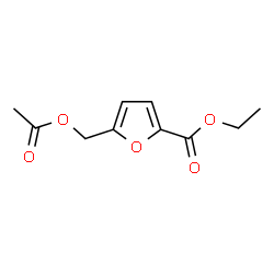 ChemSpider 2D Image | Ethyl 5-(acetoxymethyl)-2-furoate | C10H12O5
