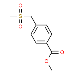 ChemSpider 2D Image | METHYL 4-(METHANESULFONYLMETHYL)BENZOATE | C10H12O4S
