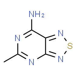 ChemSpider 2D Image | 5-Methyl[1,2,5]thiadiazolo[3,4-d]pyrimidin-7-amine | C5H5N5S