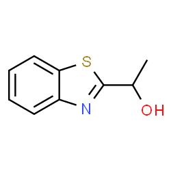 ChemSpider 2D Image | 1-(Benzo[d]thiazol-2-yl)ethanol | C9H9NOS