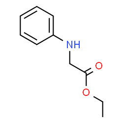 ChemSpider 2D Image | Ethyl anilinoacetate | C10H13NO2