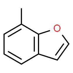 ChemSpider 2D Image | 7-methylbenzofuran | C9H8O