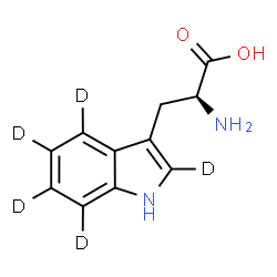 ChemSpider 2D Image | Trp-d5 | C11H7D5N2O2
