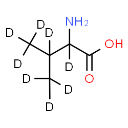 ChemSpider 2D Image | DL-Valine-d8 | C5H3D8NO2