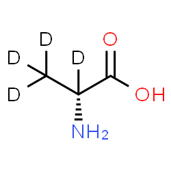 ChemSpider 2D Image | L-Alanine-2,3,3,3-d4 | C3H3D4NO2