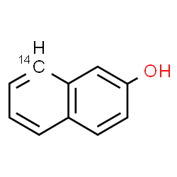ChemSpider 2D Image | 2-(8-~14~C)Naphthalenol | C914CH8O