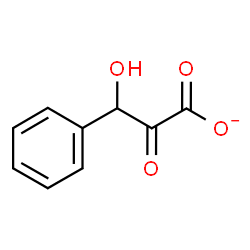 ChemSpider 2D Image | 3-Hydroxy-2-oxo-3-phenylpropanoate | C9H7O4