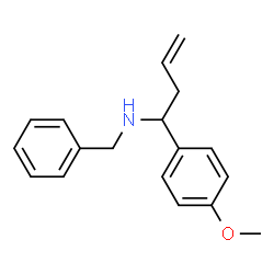 ChemSpider 2D Image | N-Benzyl-1-(4-methoxyphenyl)-3-buten-1-amine | C18H21NO