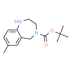 ChemSpider 2D Image | 4-Boc-7-Methyl-2,3,4,5-tetrahydro-1H-benzo[e][1,4]diazepine | C15H22N2O2