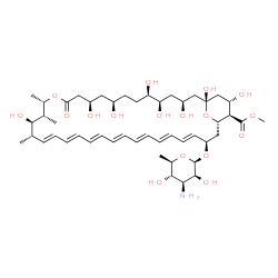 ChemSpider 2D Image | Amphotericin B Methyl ester | C48H75NO17