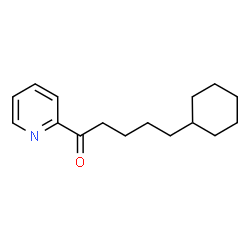 ChemSpider 2D Image | (4-Cyclohexyl)butyl 2-pyridyl ketone | C16H23NO