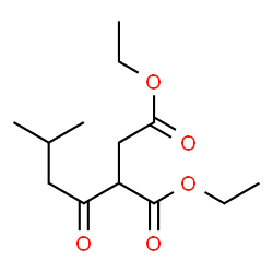 ChemSpider 2D Image | Diethyl 2-(3-methylbutanoyl)succinate | C13H22O5