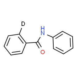 ChemSpider 2D Image | N-Phenyl(2-~2~H)benzamide | C13H10DNO