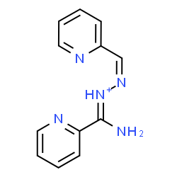 ChemSpider 2D Image | (1Z,2Z)-1-[(Z)-Imino(2-pyridinyl)methyl]-2-(2-pyridinylmethylene)hydrazinium | C12H12N5