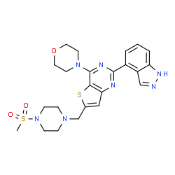 ChemSpider 2D Image | Pictilisib | C23H27N7O3S2
