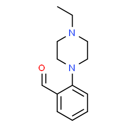 ChemSpider 2D Image | 2-(4-Ethyl-1-piperazinyl)benzaldehyde | C13H18N2O