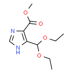 ChemSpider 2D Image | Methyl 5-diethoxymethylimidazole-4-carboxylate | C10H16N2O4