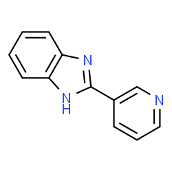 ChemSpider 2D Image | 2-(3-pyridyl)benzimidazole | C12H9N3