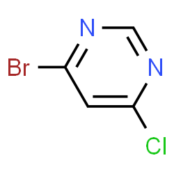 ChemSpider 2D Image | 4-Bromo-6-chloropyrimidine | C4H2BrClN2