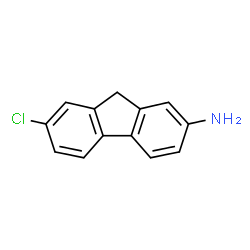 ChemSpider 2D Image | 7-Chloro-9H-fluoren-2-amine | C13H10ClN