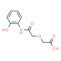 ChemSpider 2D Image | {[(2-HYDROXYPHENYL)CARBAMOYL]METHOXY}ACETIC ACID | C10H11NO5