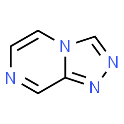 ChemSpider 2D Image | [1,2,4]Triazolo[4,3-a]pyrazine | C5H4N4