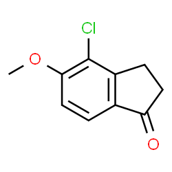 ChemSpider 2D Image | 4-Chloro-5-methoxy-1-indanone | C10H9ClO2