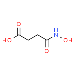 ChemSpider 2D Image | 4-(Hydroxyamino)-4-oxobutanoic acid | C4H7NO4