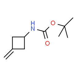 ChemSpider 2D Image | tert-Butyl 3-Methylenecyclobutylcarbamate | C10H17NO2