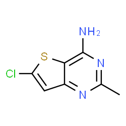ChemSpider 2D Image | 6-Chloro-2-methylthieno[3,2-d]pyrimidin-4-amine | C7H6ClN3S