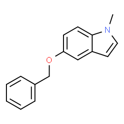 ChemSpider 2D Image | N-METHYL-5-BENZYLOXYINDOLE | C16H15NO