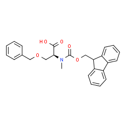 ChemSpider 2D Image | Fmoc-N-Me-Ser(Bzl)-OH | C26H25NO5