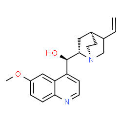 ChemSpider 2D Image | (3xi,8alpha,9R)-6'-Methoxycinchonan-9-ol | C20H24N2O2