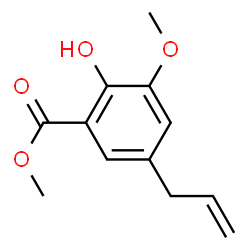 ChemSpider 2D Image | Methyl 5-allyl-3-methoxysalicylate | C12H14O4