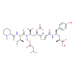 ChemSpider 2D Image | TubA | C43H65N5O10S