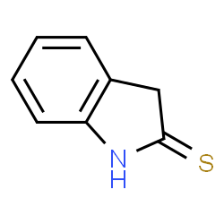 ChemSpider 2D Image | 2-Indolinethione | C8H7NS