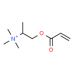 ChemSpider 2D Image | 1-(Acryloyloxy)-N,N,N-trimethyl-2-propanaminium | C9H18NO2