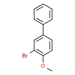 ChemSpider 2D Image | 3-Bromo-4-methoxybiphenyl | C13H11BrO
