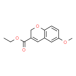 ChemSpider 2D Image | Ethyl 6-methoxy-2H-chromene-3-carboxylate | C13H14O4