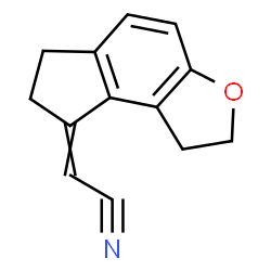 ChemSpider 2D Image | 1,2,6,7-Tetrahydro-8H-indeno[5,4-b]fur-8-ylidenacetonitril | C13H11NO
