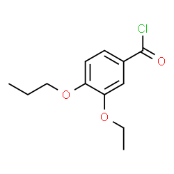 ChemSpider 2D Image | 3-Ethoxy-4-propoxybenzoyl chloride | C12H15ClO3