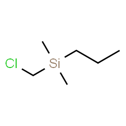 ChemSpider 2D Image | (Chloromethyl)dimethylpropylsilane | C6H15ClSi