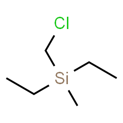 ChemSpider 2D Image | (Chloromethyl)(diethyl)methylsilane | C6H15ClSi