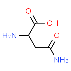 ChemSpider 2D Image | DL-asparagine | C4H8N2O3
