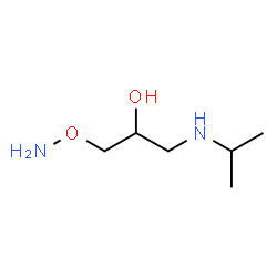 ChemSpider 2D Image | 1-(Aminooxy)-3-(isopropylamino)-2-propanol | C6H16N2O2
